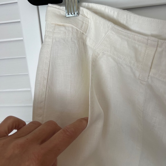 Tommy Bahama white linen pants size 12 - Picture 2 of 11